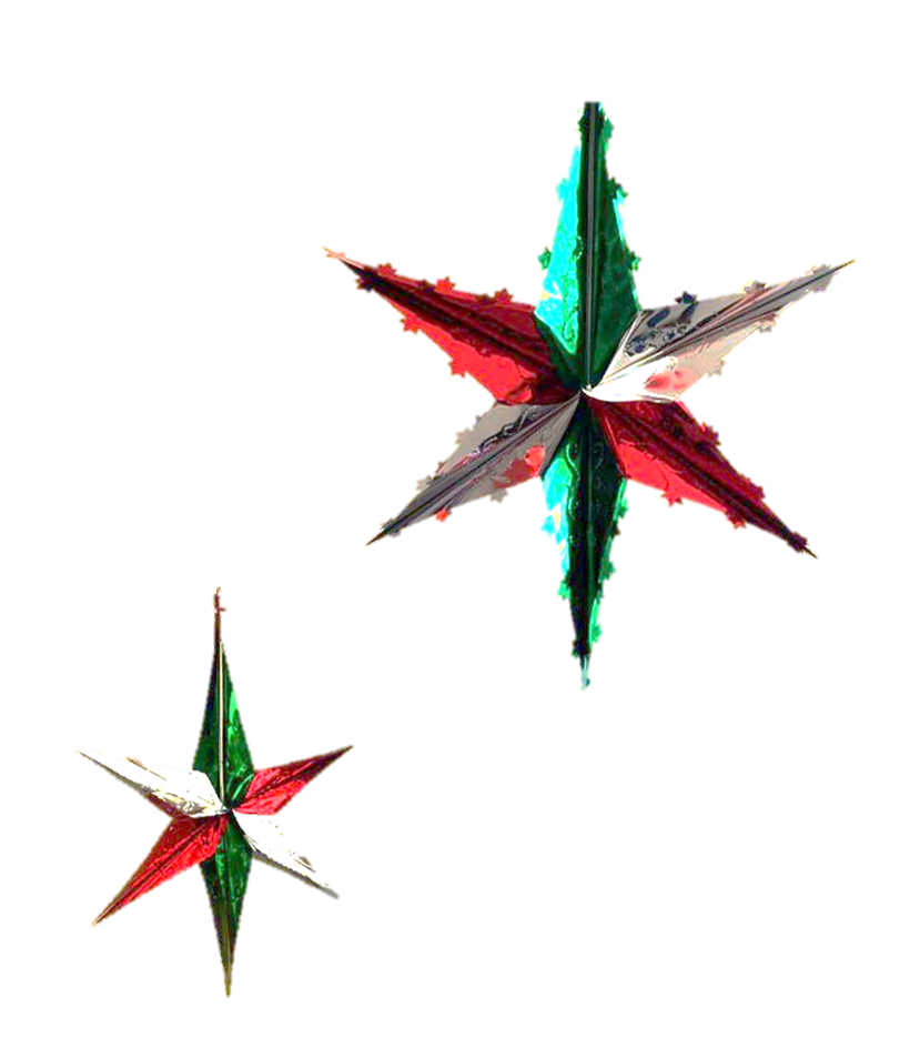 Estrella Tricolor Metalico