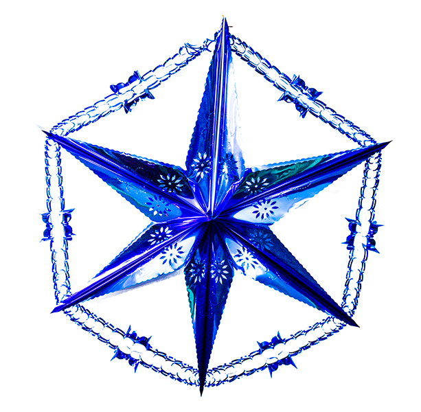 Estrella Cadena Metalizada